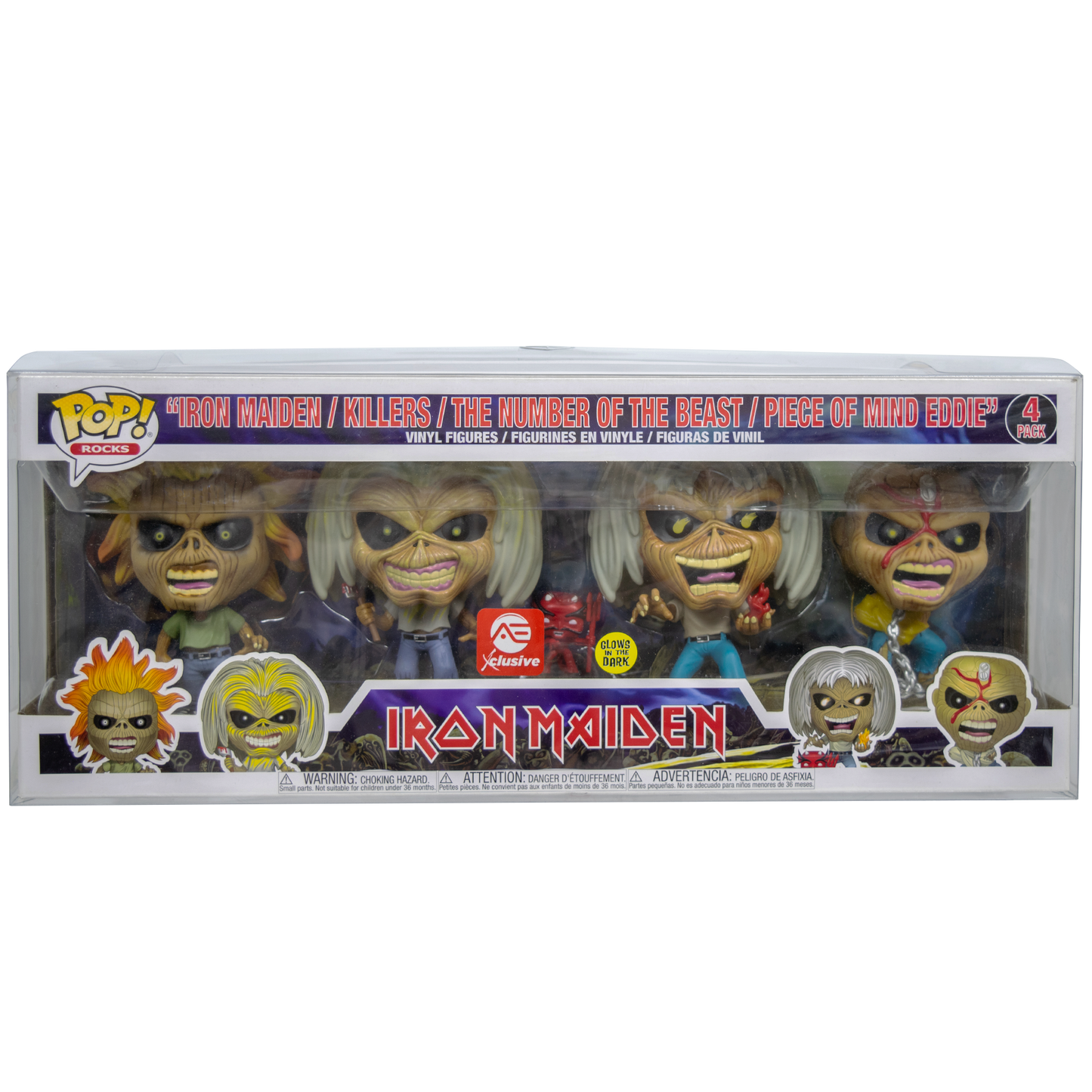 4-Pack Iron Maiden 2020 PopShield Protectors
