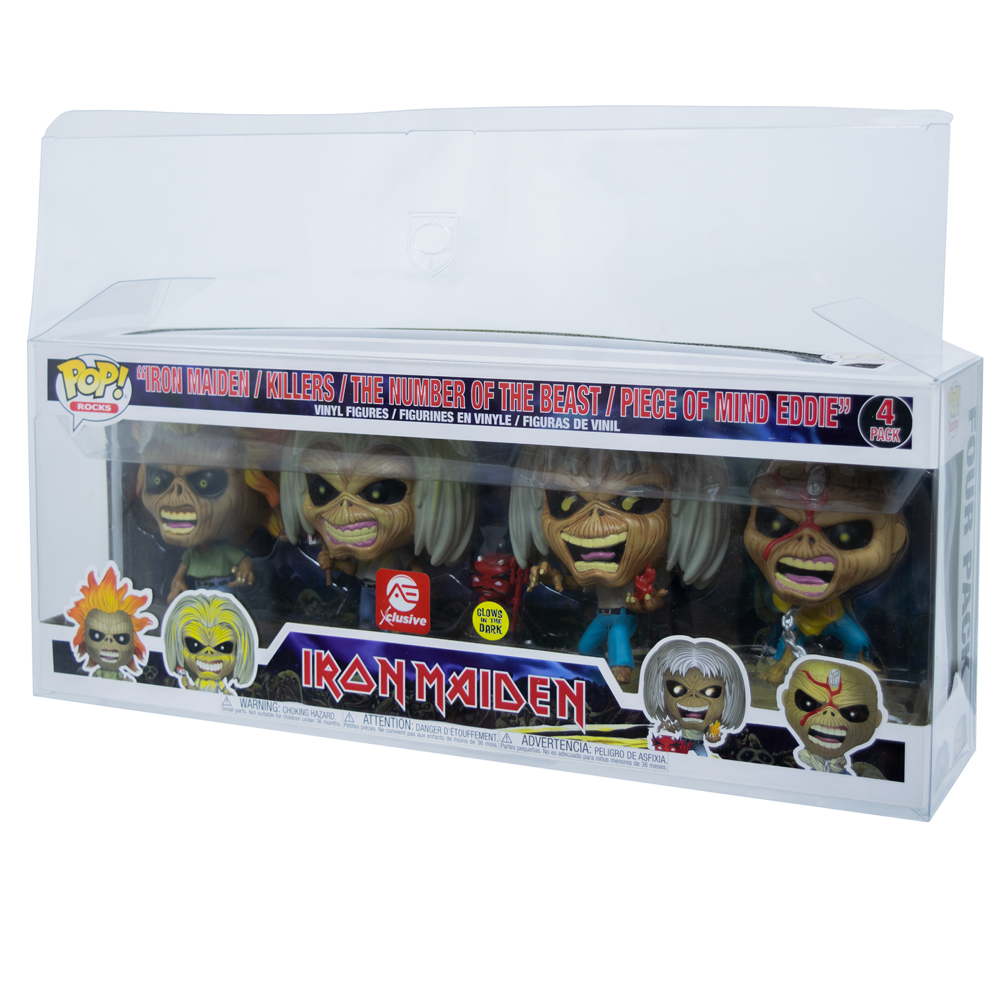 4-Pack Iron Maiden 2020 PopShield Protectors